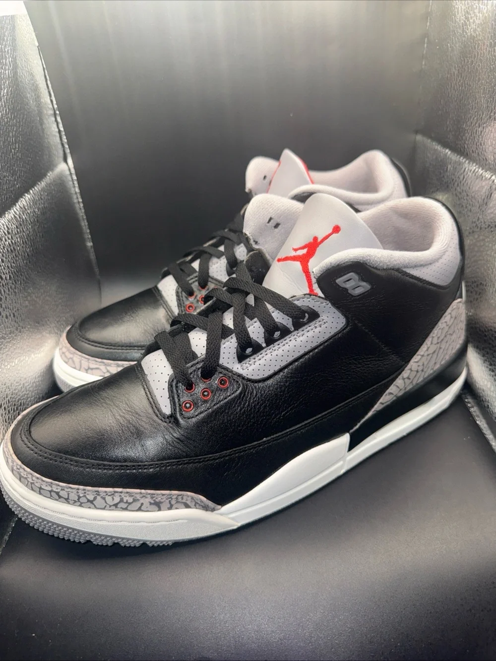 Size 12.5 - Air Jordan 3 Retro OG 2024 Black Cement, DN3707-010, Clean. No Box